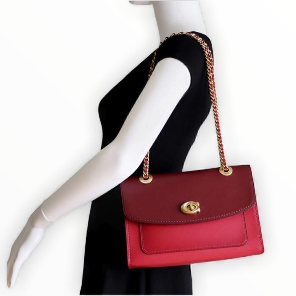 COACH Parker ColorBlock Shoulder Bag - Picture 3 of 16